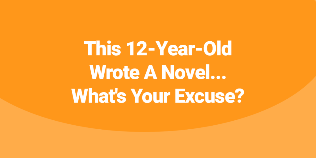 12 year old novelist productivity